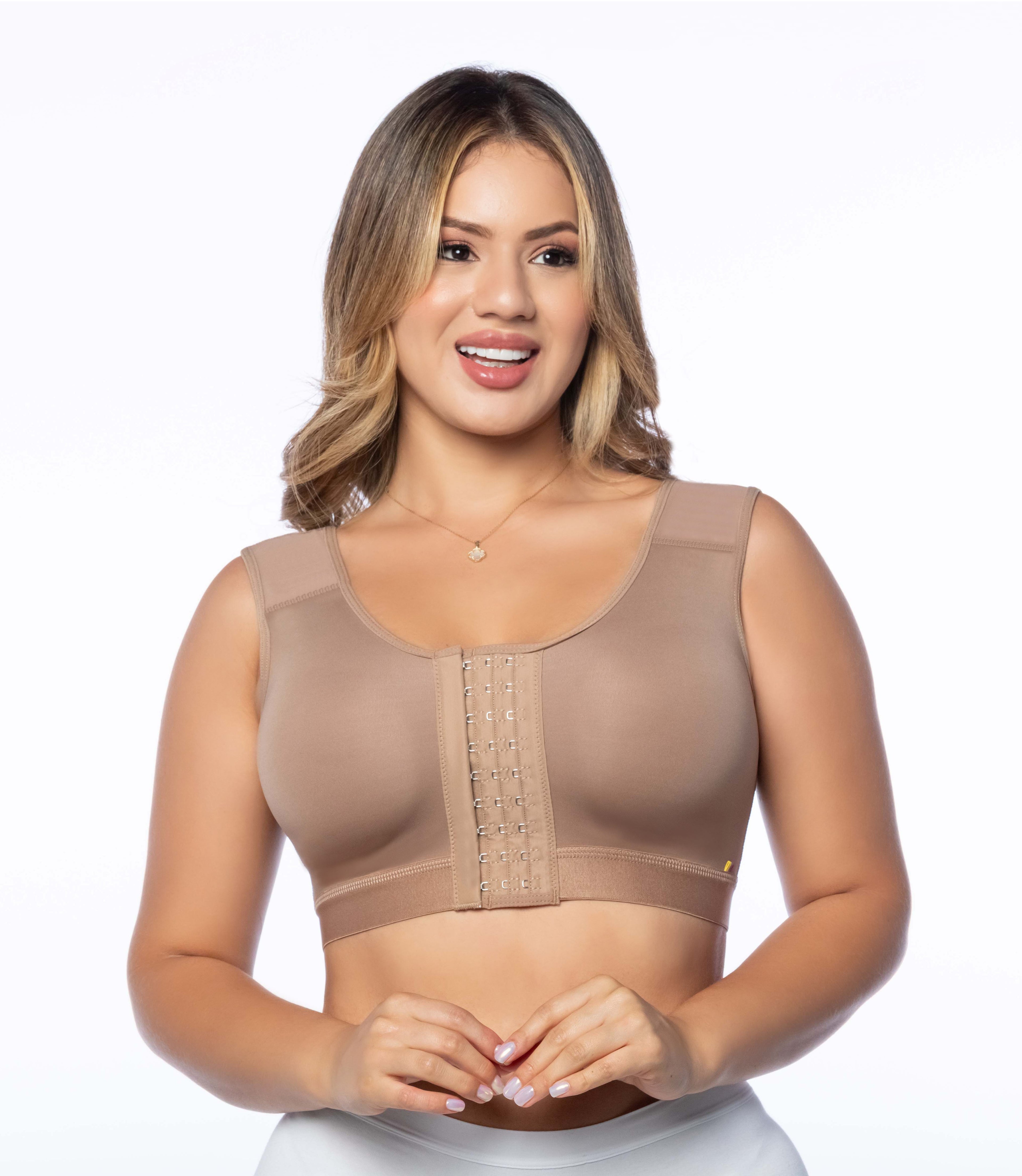 Qbano Nova Women’s Sleeveless Compression Bra – Full Bust Support & Seamless Shaping (Kaliso)