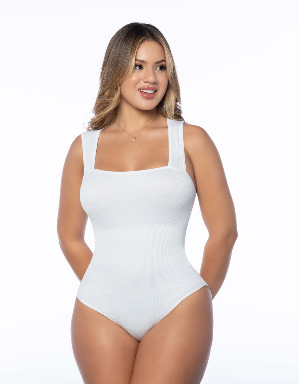 Qbano Nova Women’s Tummy Control Shapewear Bodysuit – Bikini Cut, Seamless Compression