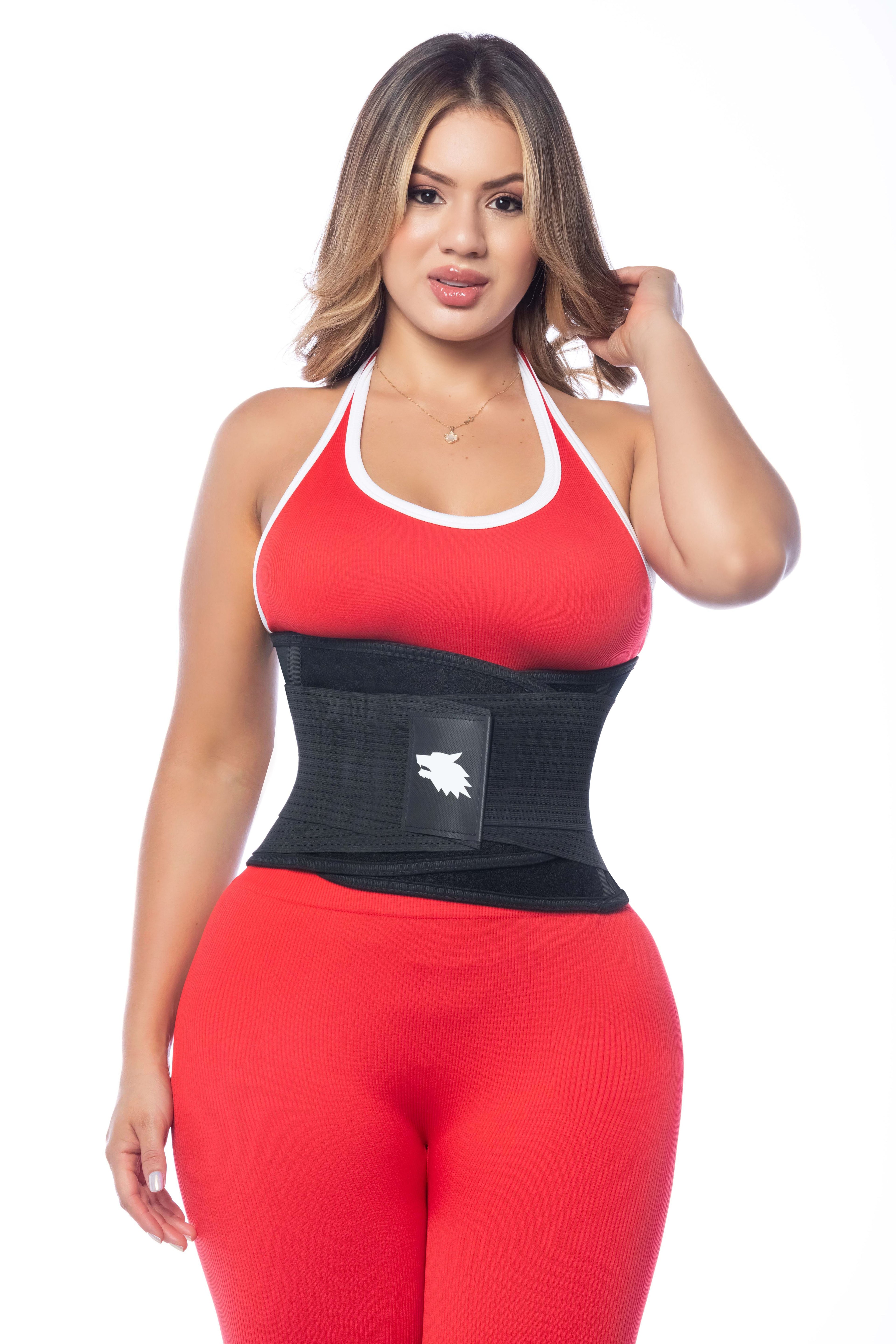 Qbano Nova Women’s Neoprene Waist Trainer Belt – Double Compression, Sweat Band