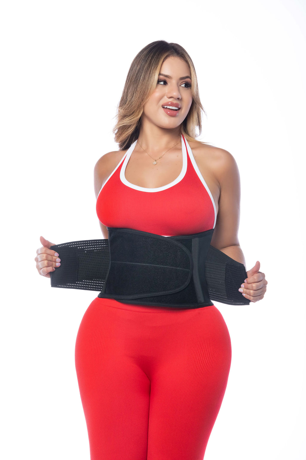 Qbano Nova Women’s Neoprene Waist Trainer Belt – Double Compression, Sweat Band