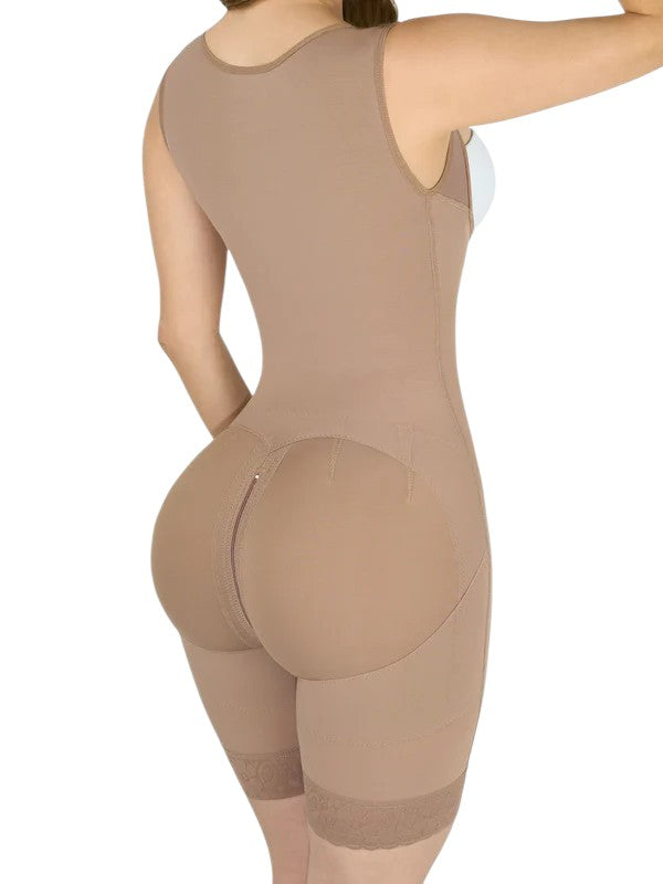 Qbano Nova Patrona Full Body Shaper | Double Compression, Triple Butt Lift & Open Bust Ref. 11039