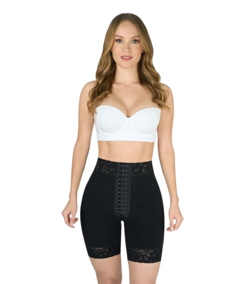 Triple Butt Lift High Compression Shapewear Shorth Afrodita with 3-Level Front Hooks | Tummy Control & Waist Sculpting