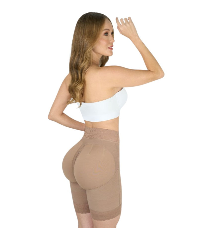 Triple Butt Lift High Compression Shapewear Shorth Afrodita with 3-Level Front Hooks | Tummy Control & Waist Sculpting